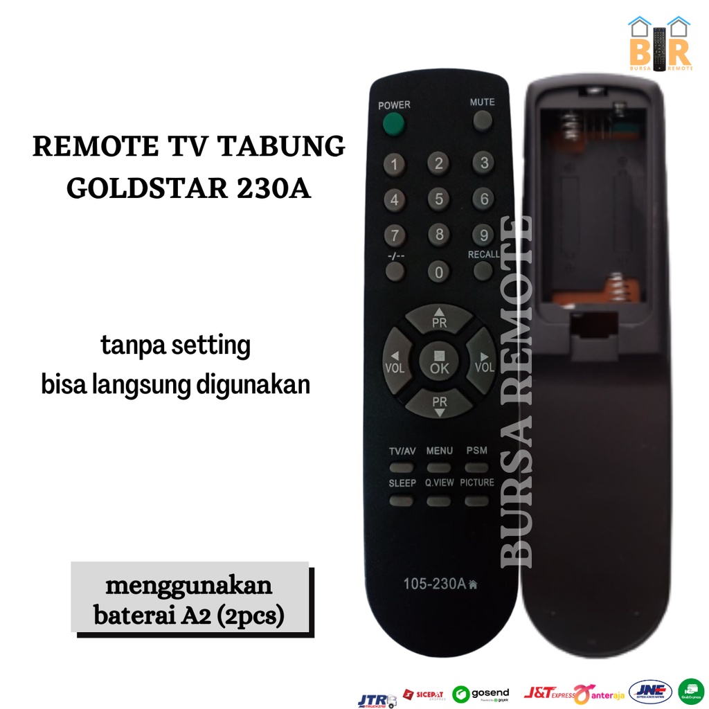 Remot / Remote TV Tabung Goldstar 230A / ecer dan grosir