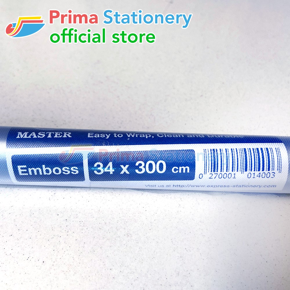 

Master Sampul Buku Emboss 34x300cm - Plastik Doff Book Cover