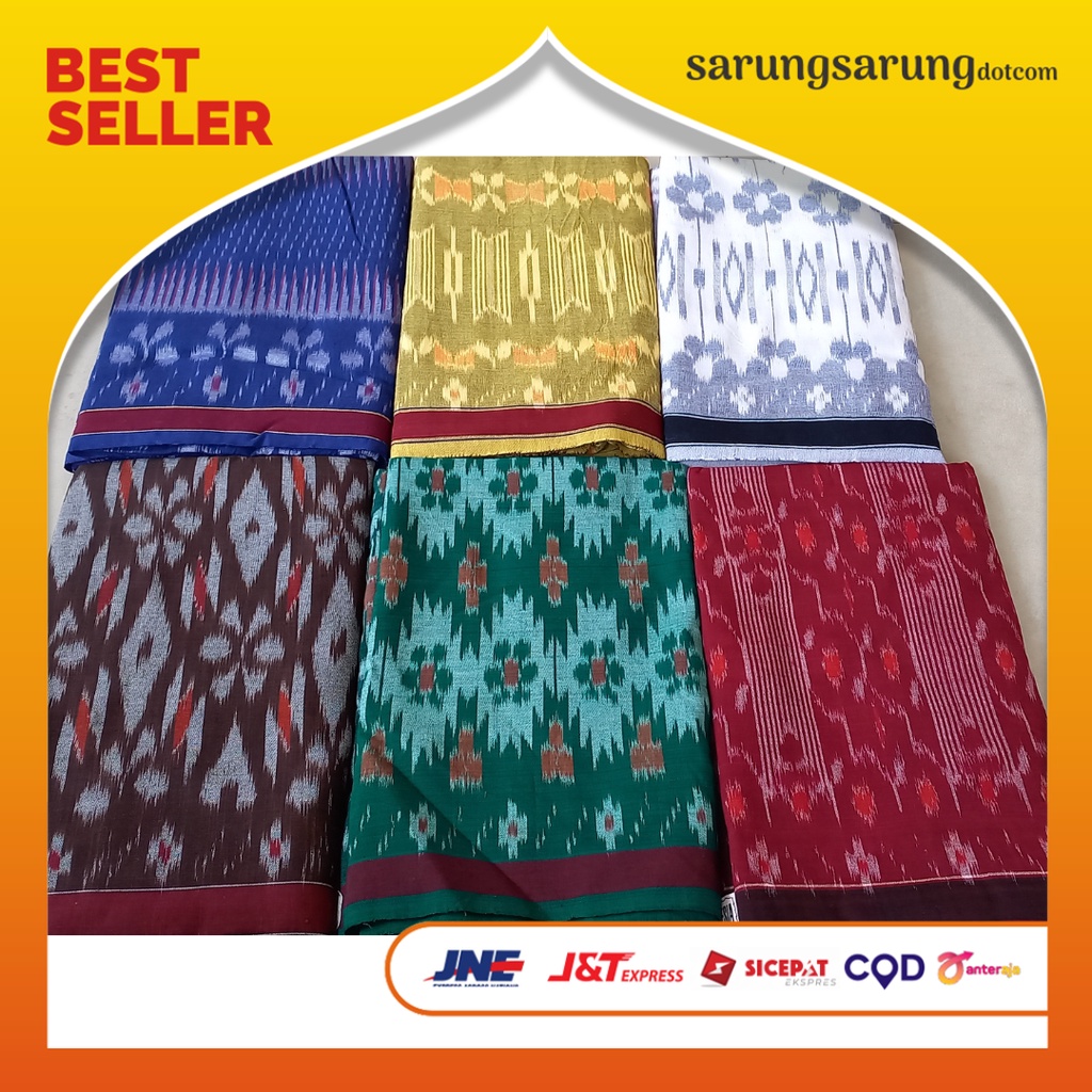 Sarung Tenun Goyor Pria Cap Gabilah Asli Tegal Super Gloyor ATBM