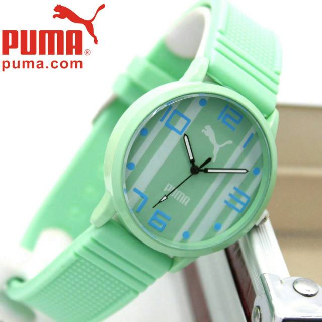 JAM TANGAN PUMA RUBBER UNISEX CEWEK COWOK POPULER KEKINIAN TERMURAH TERLARIS HITZ IMPORT SPORTY