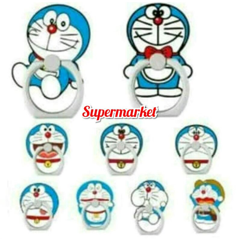 Ringstand Body Karakter Hello kitty Dan Doraemon