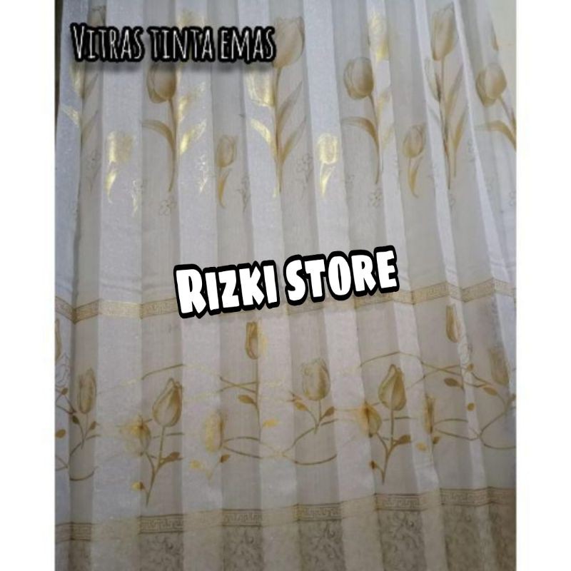 fitras print/furing gorden/vitrase gold print/vitrase/daleman gorden motif/vitras print motif/shopee