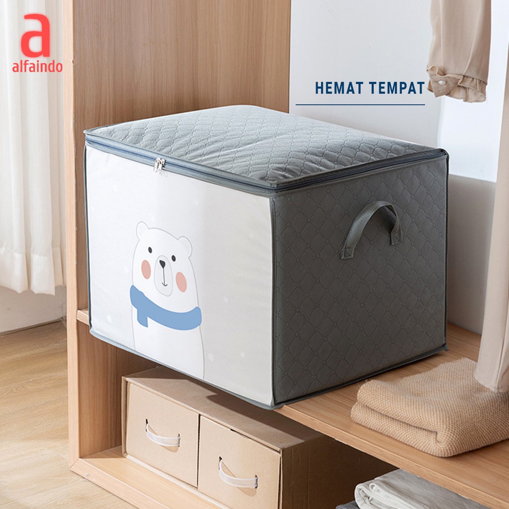 Kotak Penyimpanan Baju Selimut Mainan Serbaguna Storage Box Organizer TP008