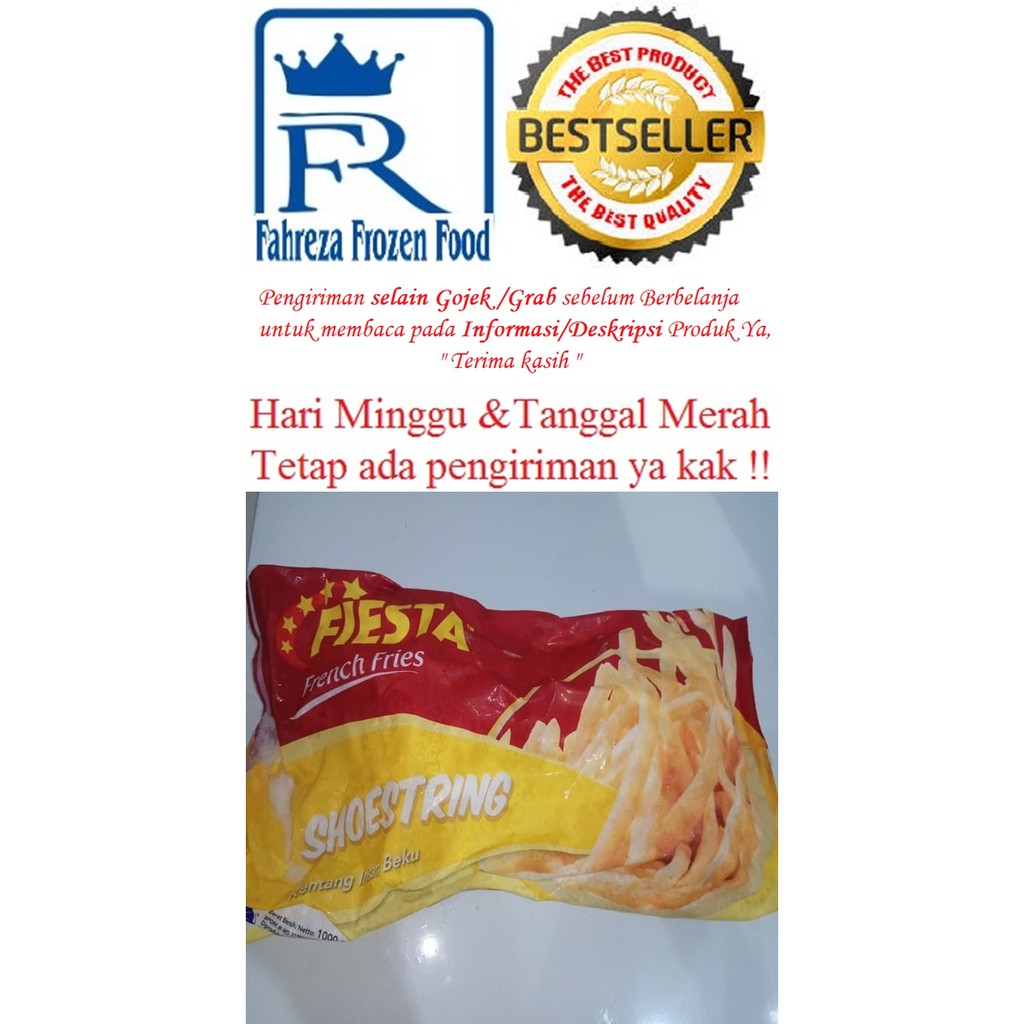 

Fiesta Shoestring 1KG Harga Promo