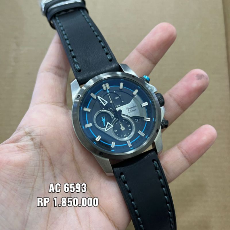 Jam Tangan Pria Keren Alexandre Christie AC 6593 Original Resmi