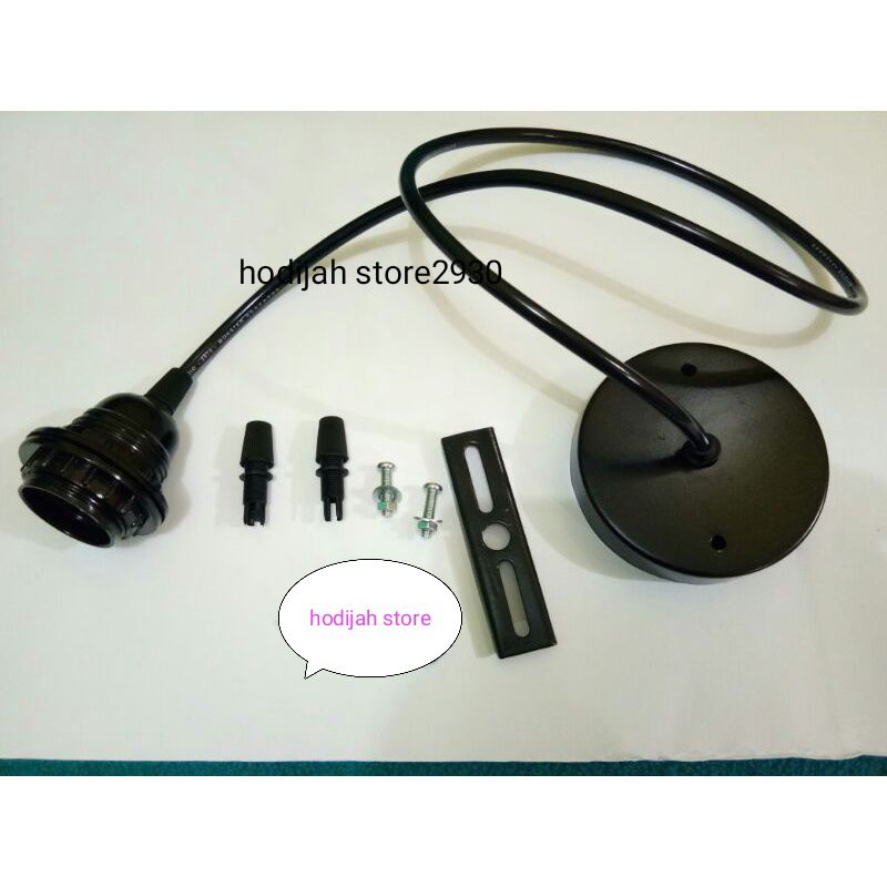 kap lampu bulat plafon gantung 10cm