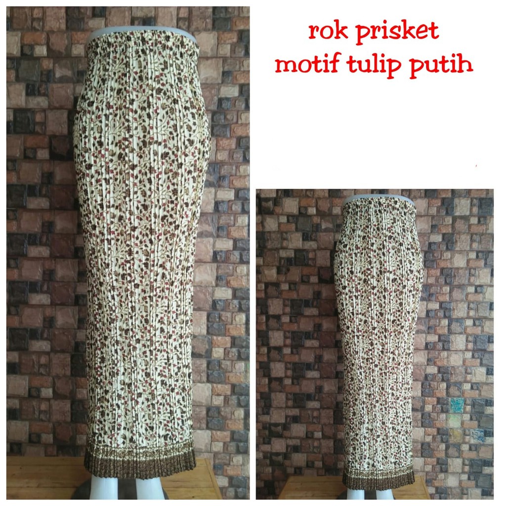 SB Collection Rok Plisket Safira Panjang Maxi Batik Jumbo Wanita