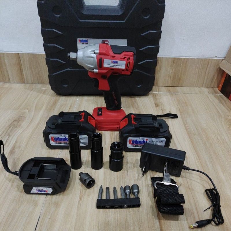 cordless impact wrench 1/2&quot; kodenki/ pembuka baut roda mobil 1/2&quot; kodenki