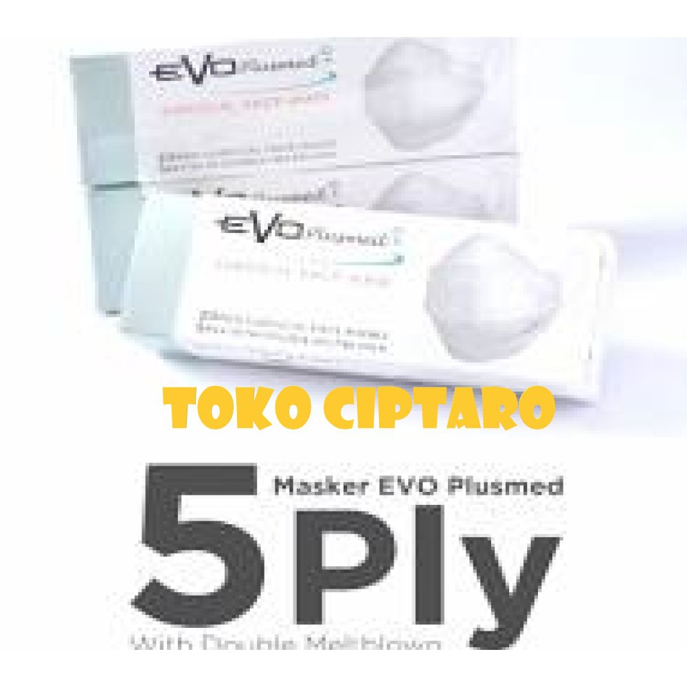 Masker Evo Plusmed 5 Ply 4D Premium Original Surgical Mask