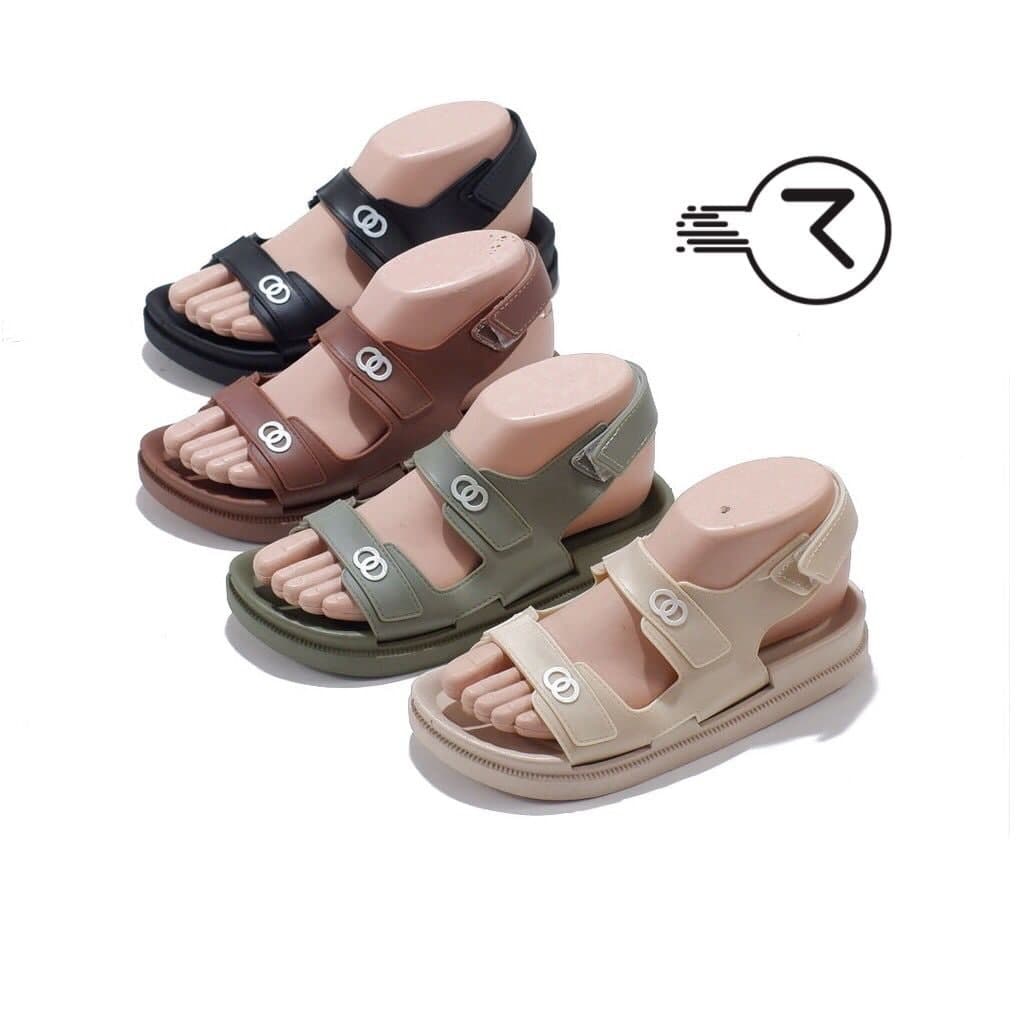 Sandal karet wanita sandal gunung wanita kasual sandal jelly wanita