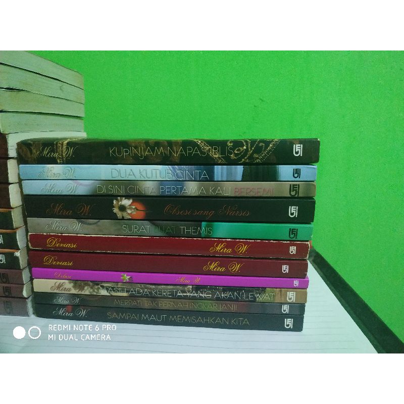 Novel Mira W pilih judul