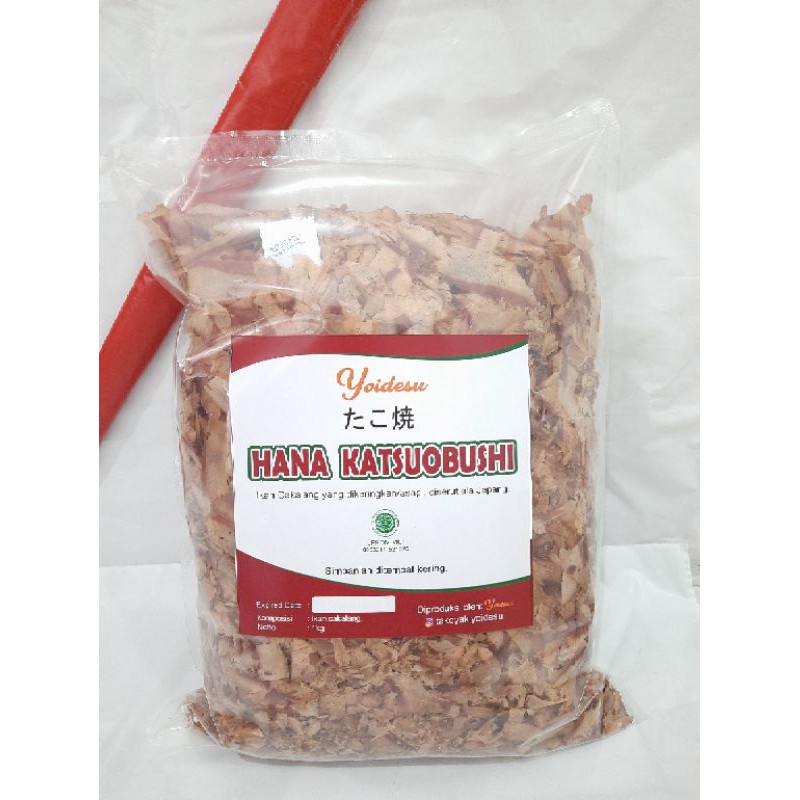 

Hana Katsuobushi 1kg Bonitoflakes Taburan Takoyaki, HALAL MUI