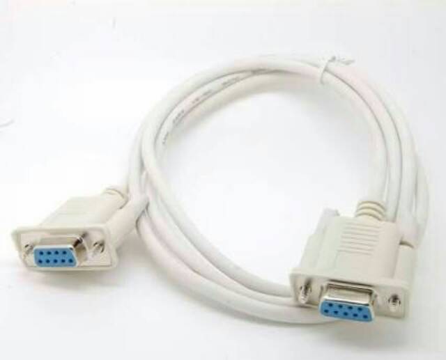 KABEL SERIAL DB9 RS 232 FEMALE TO FEMALE 1.5 METER
