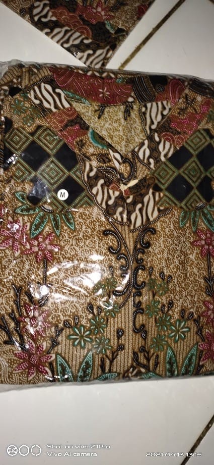 Maura Couple - Batik Couple Keluarga Sania Ruffle Ori Ndoro Jowi Dnt Motif Terbaru