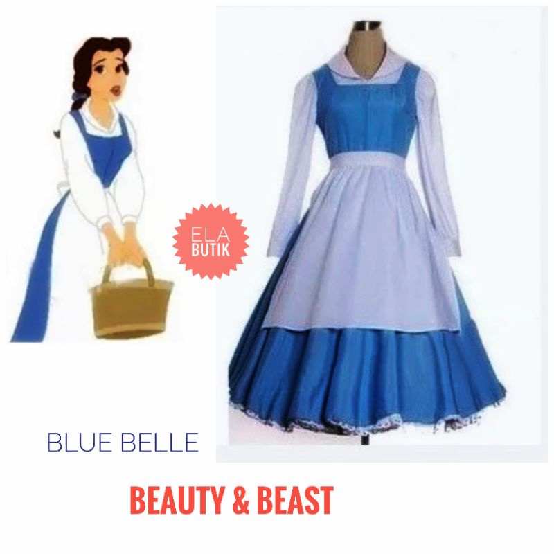 kostum belle-beauty and the beast-dewasa-princess-kostum halloween