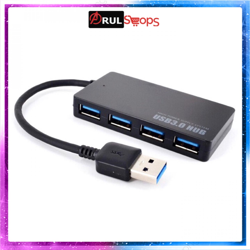 USB Travel Charger &amp; HUB Combo USB 3.0 4 Port - UH-103U3