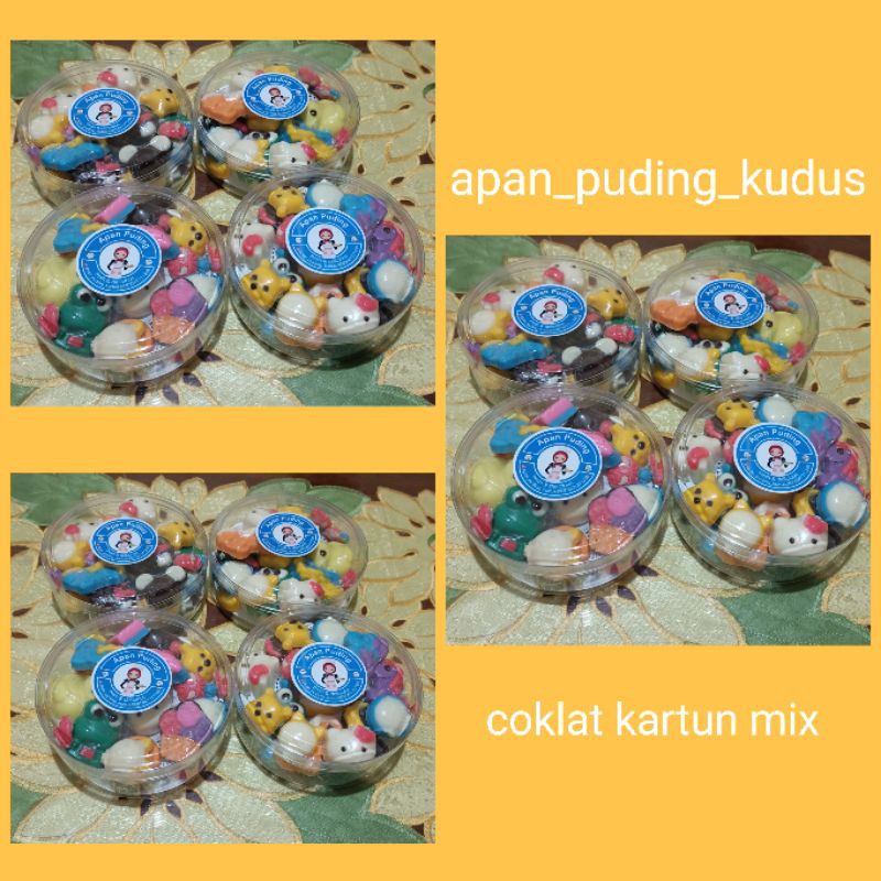 

coklat karakter kartun mix