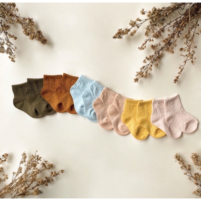 BohoPanna Hazel Socks 0-3Y Rajut Kaos Kaki Sock Bayi Anak CBKS SO