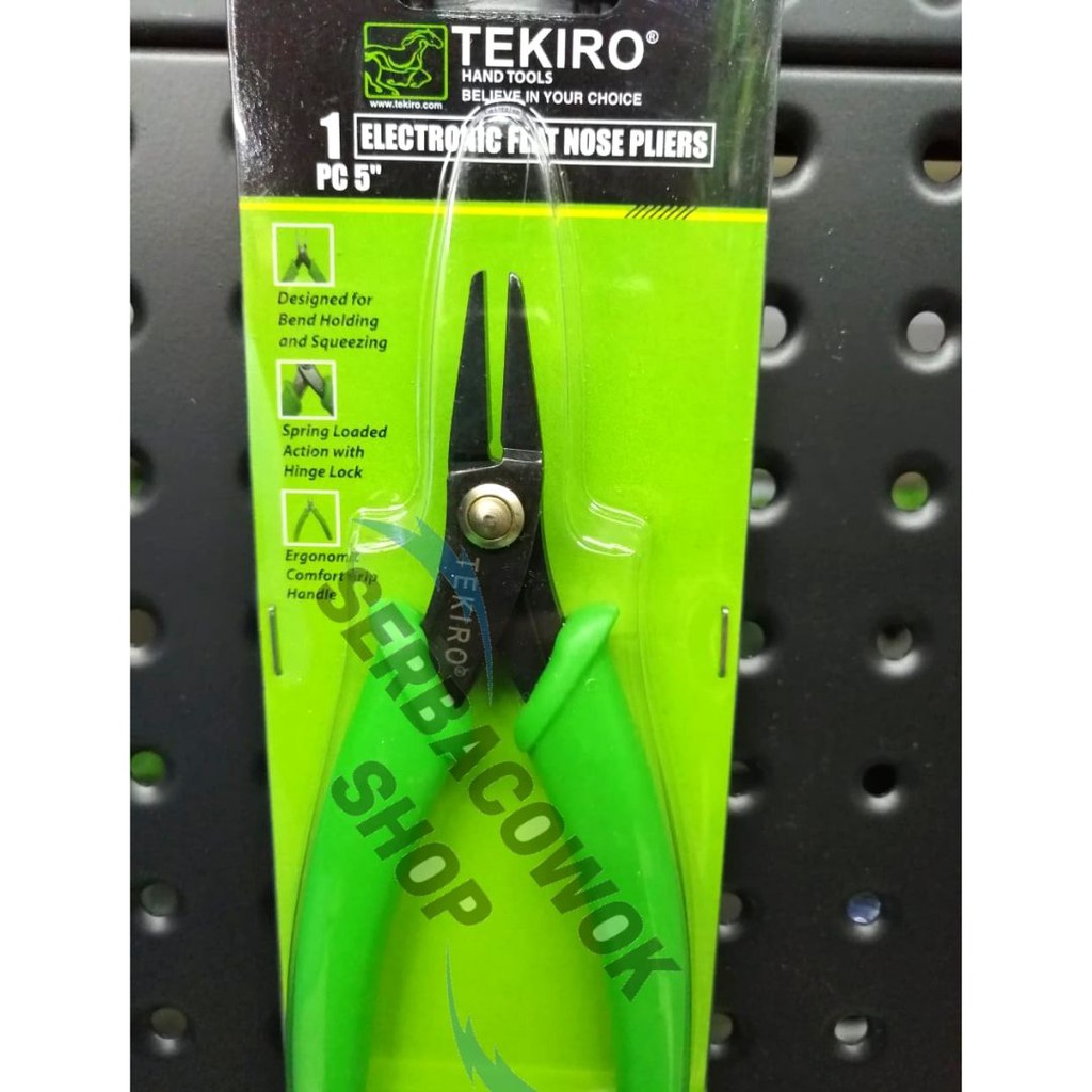 Tekiro Tang Electronic Flat Nose Pliers 5 Inch Termurah Berkualitas