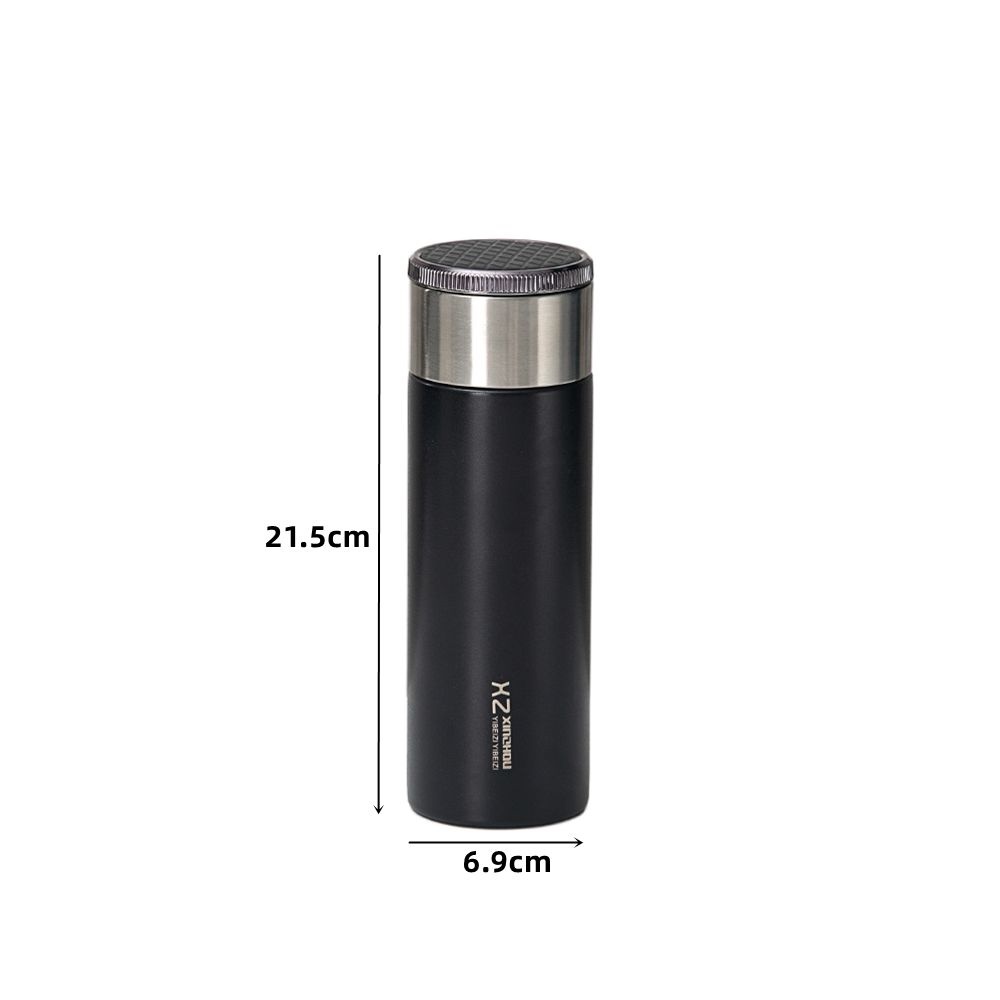 Solighter 500ml Vacuum Flasks Infuser Stainless Steel Memisahkan Thermal Mug