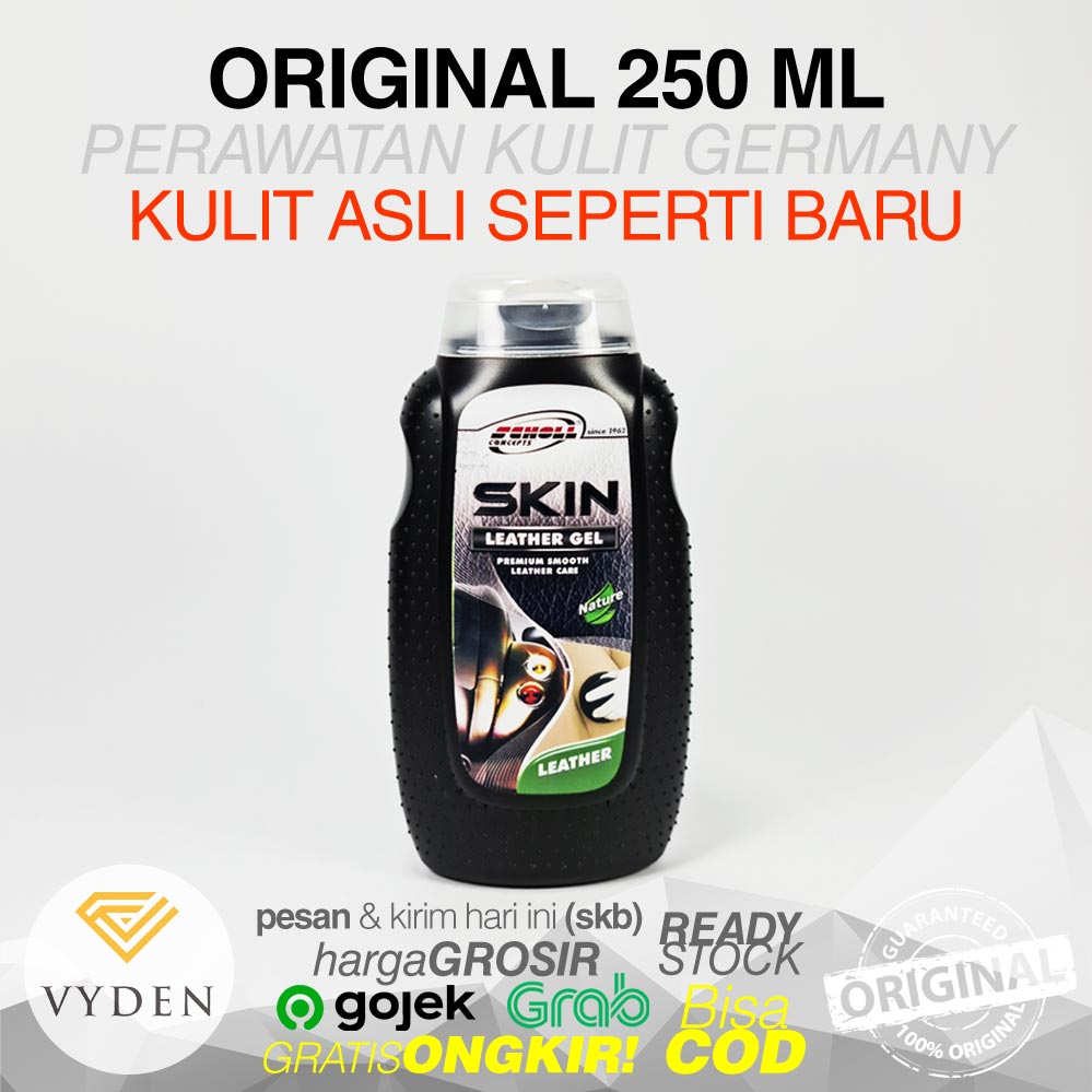 SCHOLL CONCEPT SKIN 250ml Leather Gel Pelembab Kulit Asli Mobil MURAH