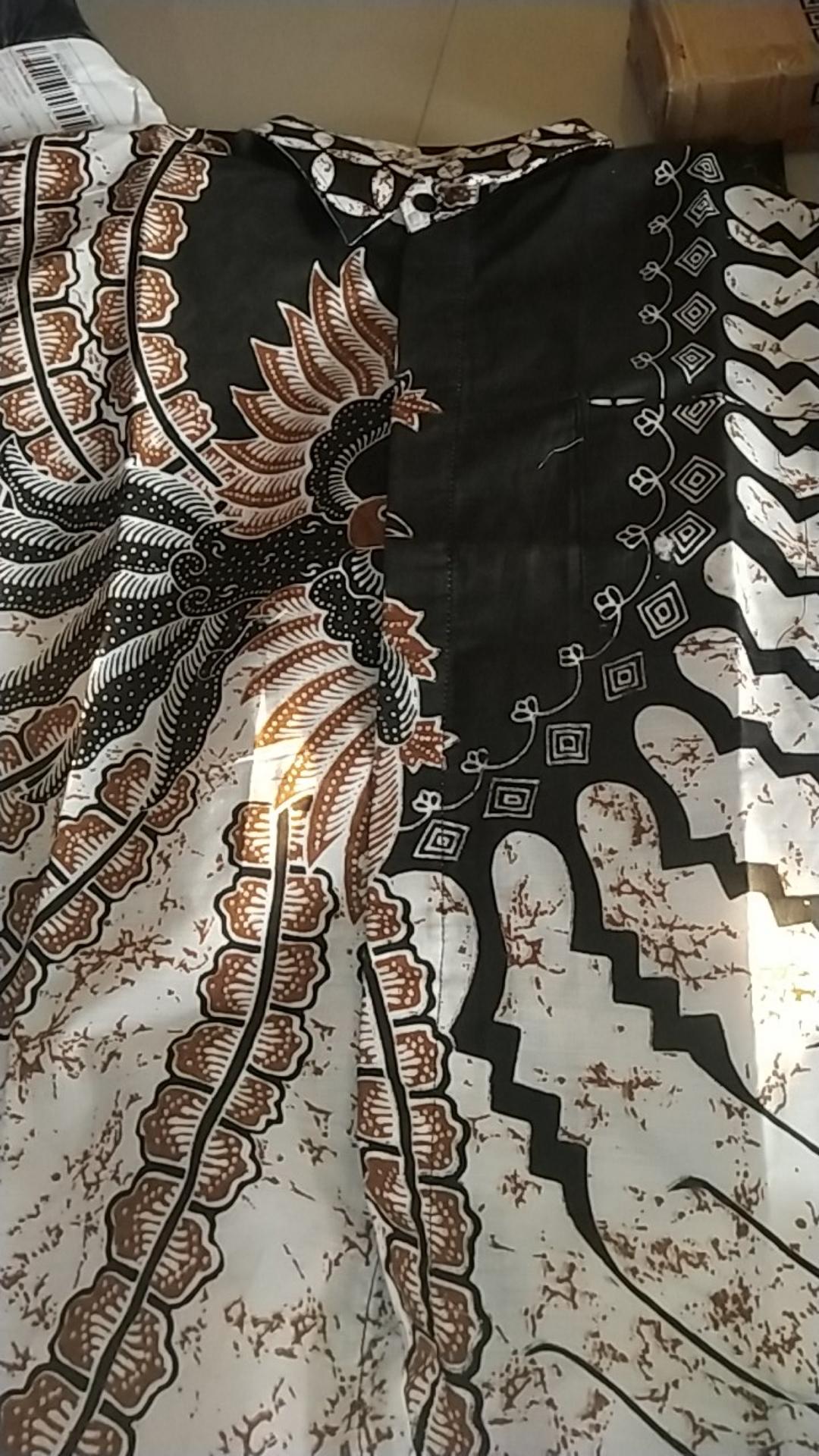 Bswart Batik Hrb026 Kenongo Hem Pendek Padi Pekalongan M L Xl Batik Pria Murah Modern Grosir Eltobeb