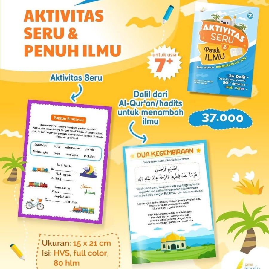 Buku Anak Aktivitas Seru Dan Penuh Ilmu Buku Aktivitas Ramadhan Dan Idul Fithri Shopee Indonesia