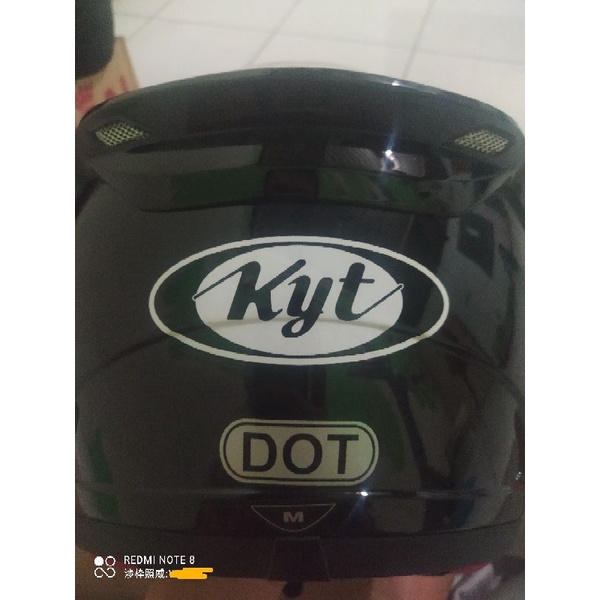 Jual helm kyt R7 black | Shopee Indonesia