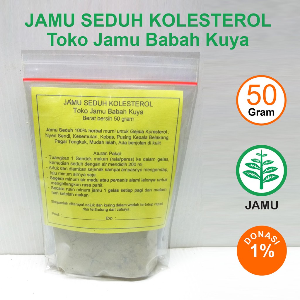 

Kolesterol pegal linu Toko Jamu Babah Kuya Racikan Seduh Serbuk Herbal Alami