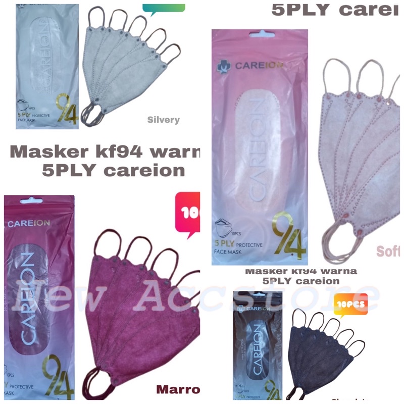 Masker. masker KF94 anak isi 10 karakter Careion corak Masker KN95 anak motif mix, disposabile mask, masker KF94, KN95