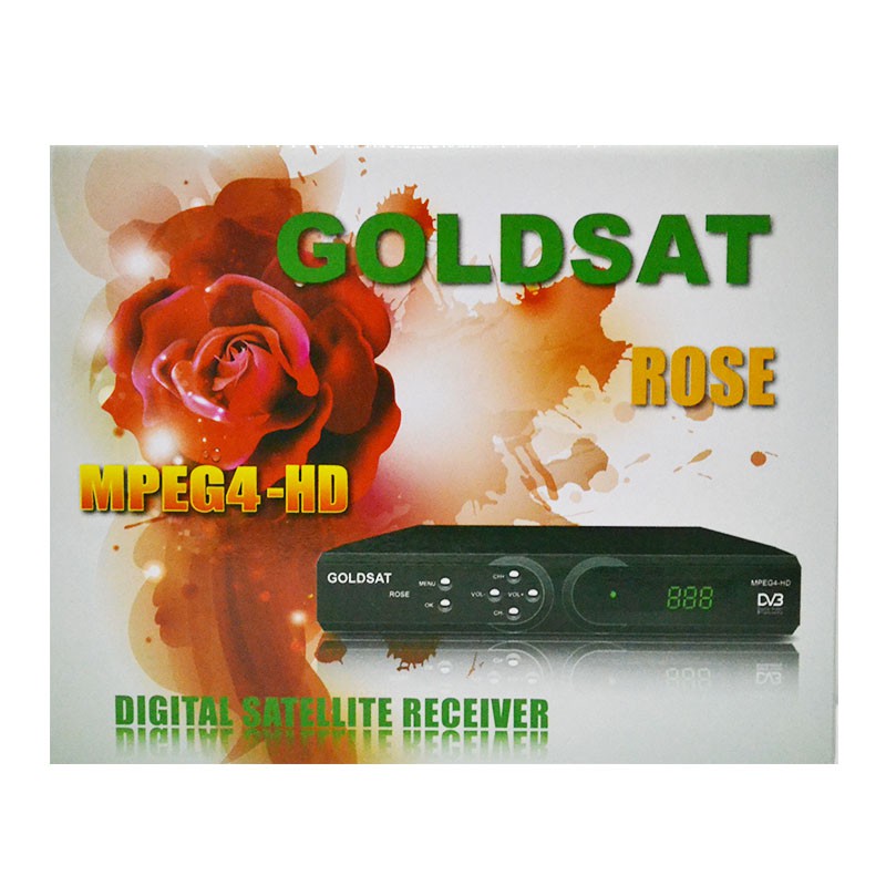 Receiver Parabola Goldsat Rose MPEG4 HD
