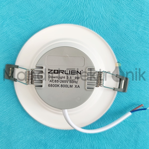 Lampu Downlight LED Inbow 9 Watt 9w 3,5 Inch Zorlien - Lampu LED Downlight 9w 3.5 Inch - Downlight LED Plafon Putih 9w