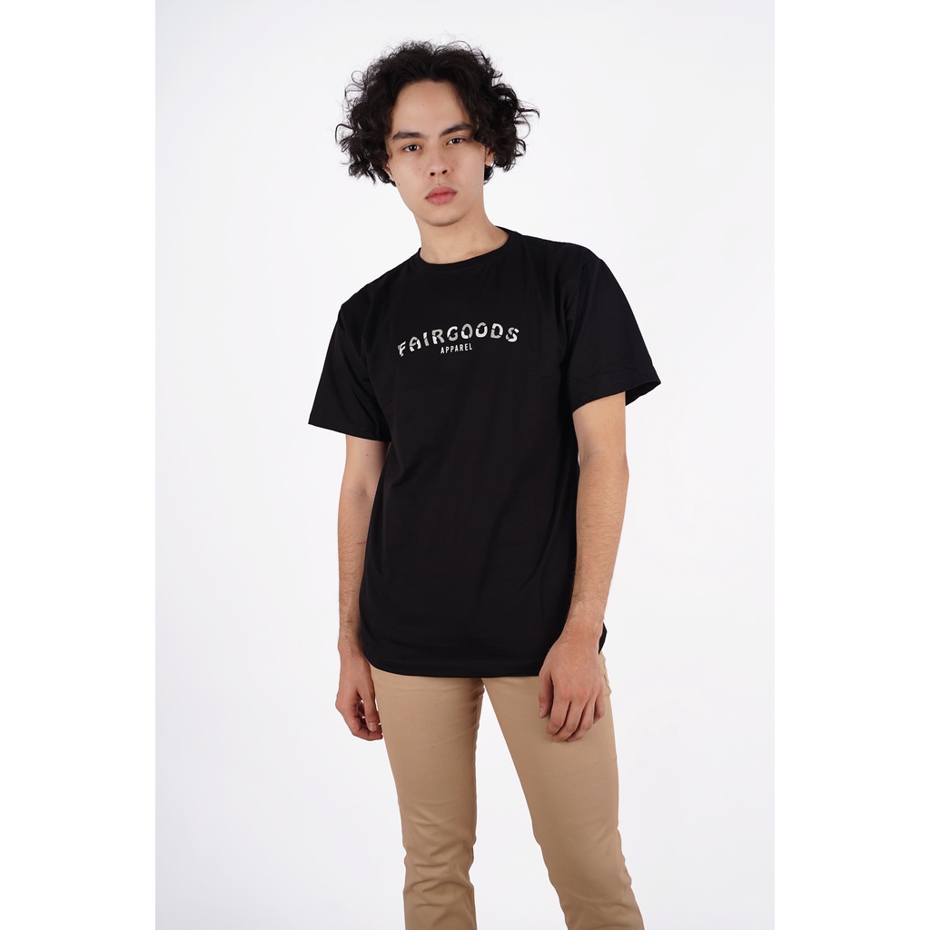 Tshirt Baju Kaos Distro Fairgoods Ripple White / Kaos Distro Pria Wanita