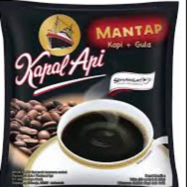 

Kapal api mantaps gula kopi (1 renceng)