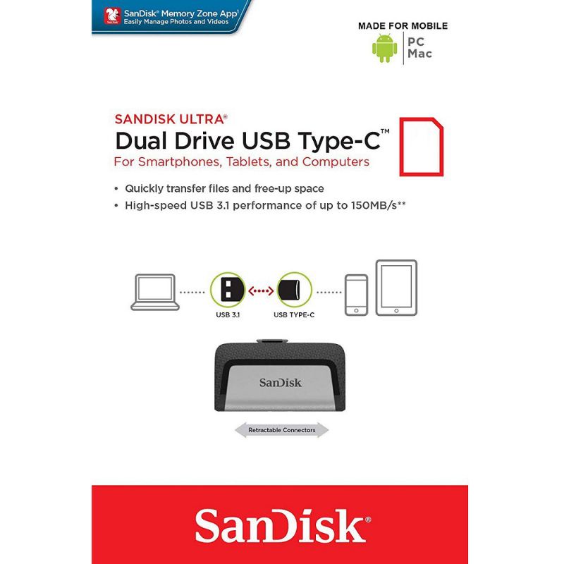 BATAM GROSIR FLASHDISK OTG TYPE-C 3.0 SANDISK 16GB / 32GB ( SDDDC2 ) Dual Drive ORIGINAL / USB SANDI