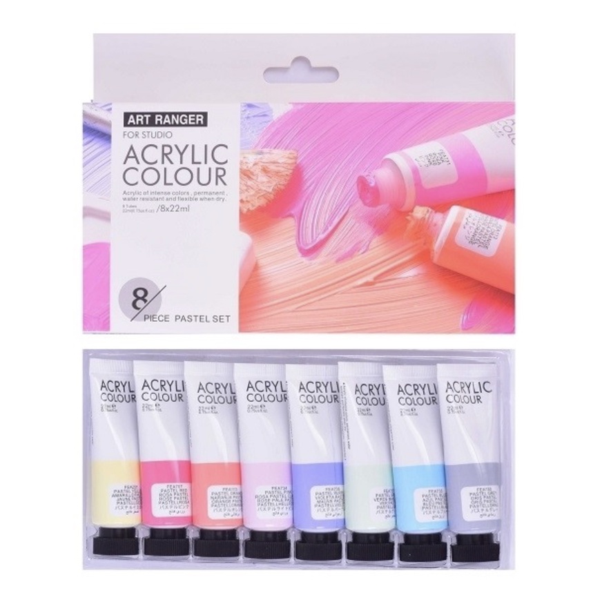 

Art ranger acrylic pastel set 8x22 ml