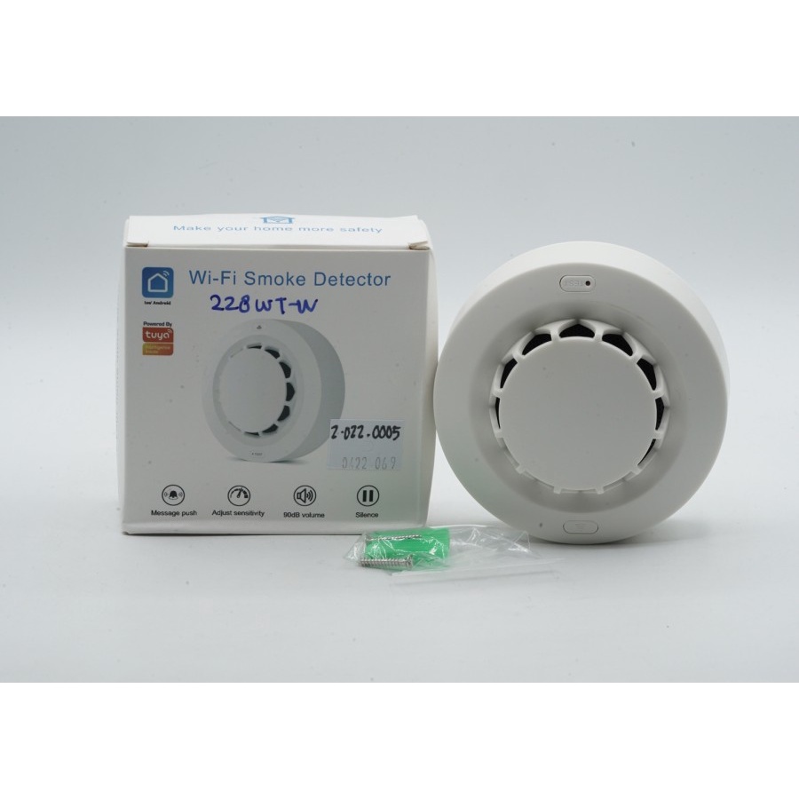 Detektor Asap WiFi Smart Smoke Alarm Detector Fire Protection