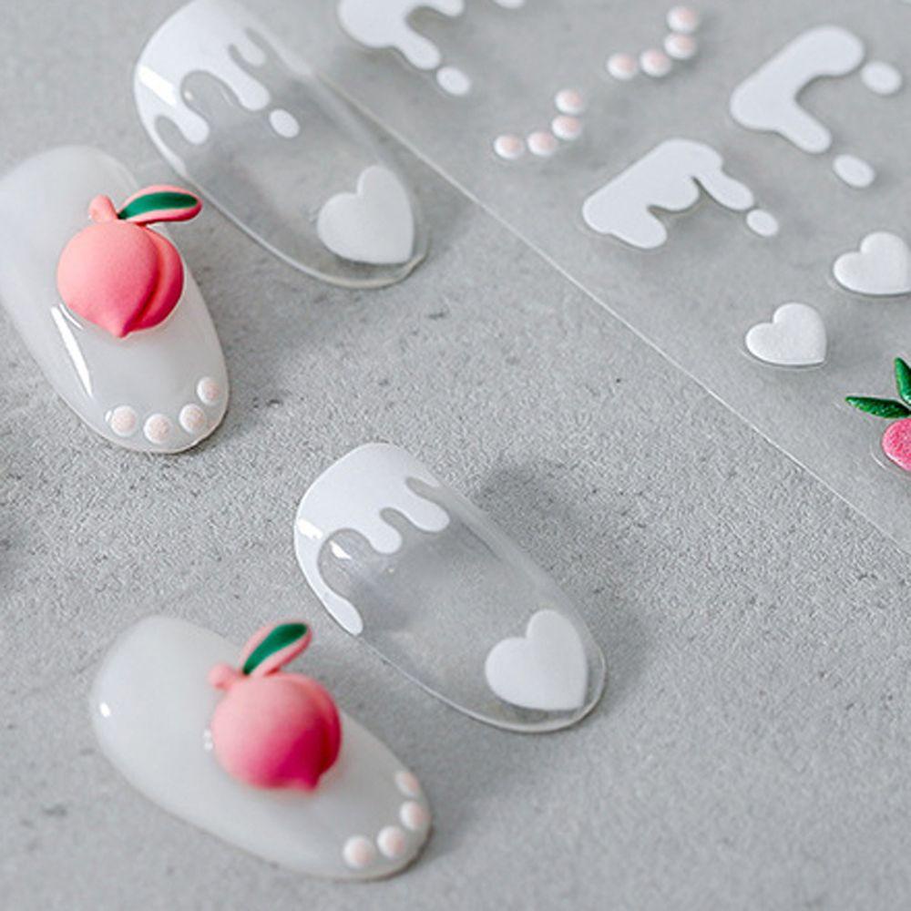 MXBEAUTY Kartun Stiker Kuku Fashion Tipis Tangguh Lina Bell Poggi Hewan Perekat Diri DIY Nail Art Dekorasi