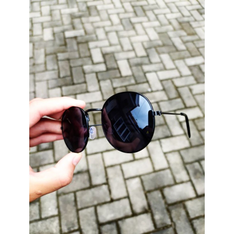 hy207/kacamata retro hitam pria/kacamata hitam wanita/kacamata bulat pria/kacamata bulat wanita