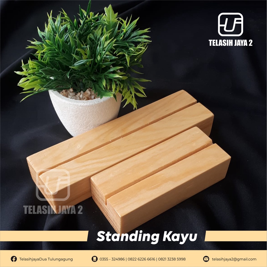 STANDING KAYU / tatakan akrilik / kalender meja estetik