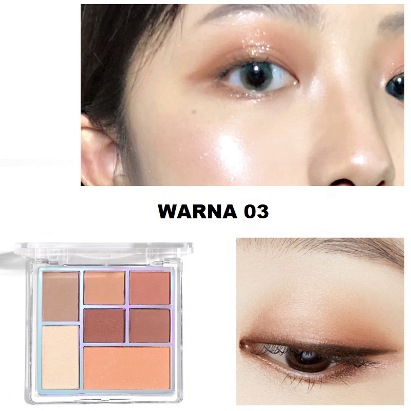 LAMEILA EYESHADOW ALL IN ONE ~ 7 warna kombinasi 5082