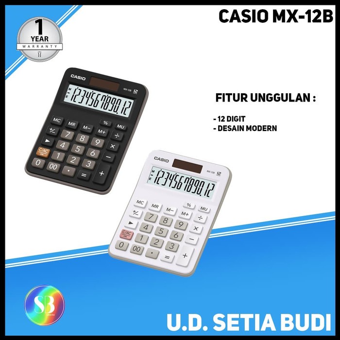 

Terlaris Kalkulator CASIO MX-12B Baru dan Asli Garansi