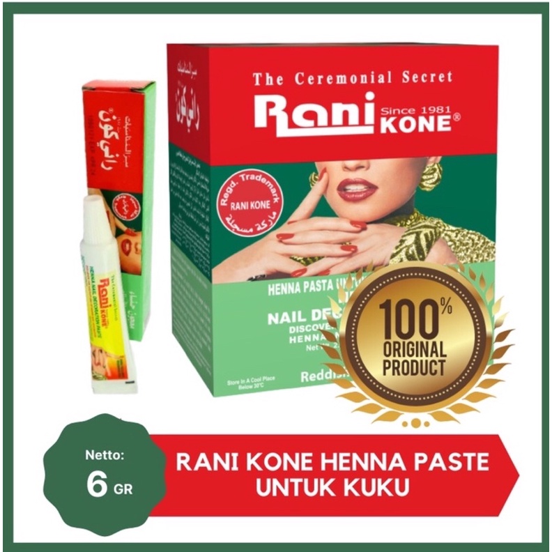 Henna Rani Kone Nail Decoration // Kutek Halal //Kutek Pacar