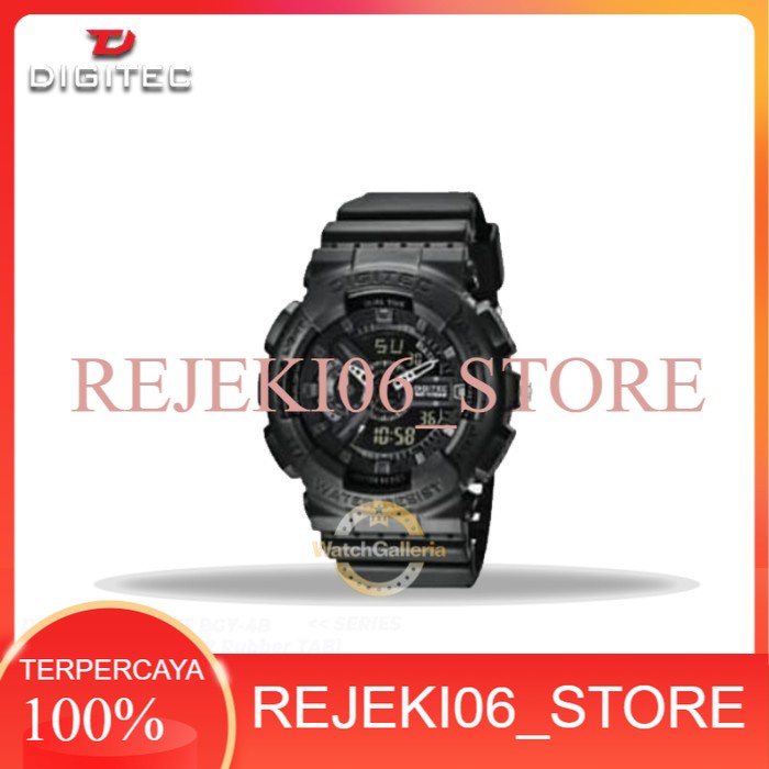 Jual Jam Tangan Pria Rubber Digitec DA-2020T DA2020T - BK-4B