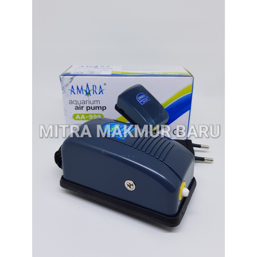 AERATOR AMARA AA-999 MESIN SAJA Airator Aquarium Air Pump AMARA AA 999 1 Lubang Pompa Mesin Aquarium