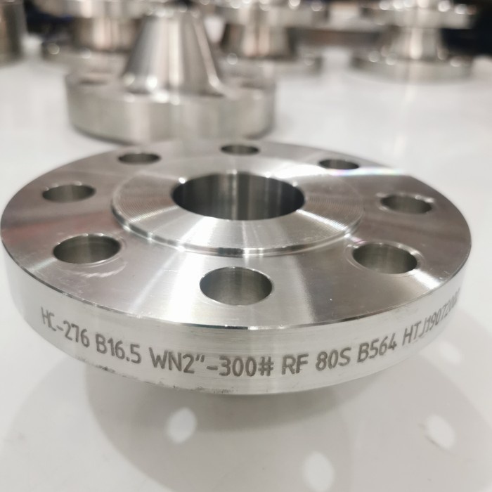 Hastelloy HC-276 Flange WN 2" 300# RF Sch80s ASTM B564
