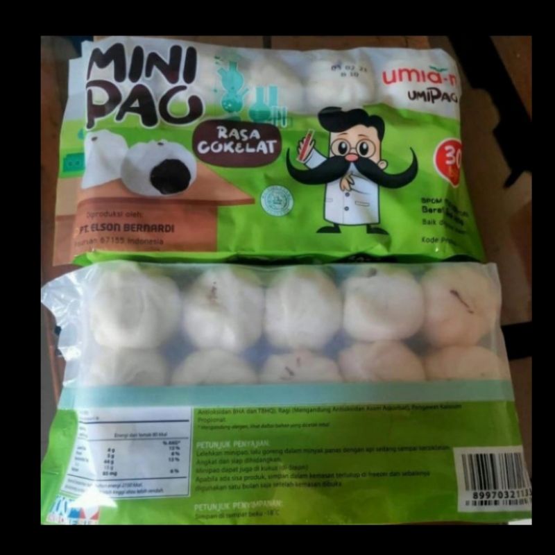 

Minipao Umiami Rasa Coklat Isi 30