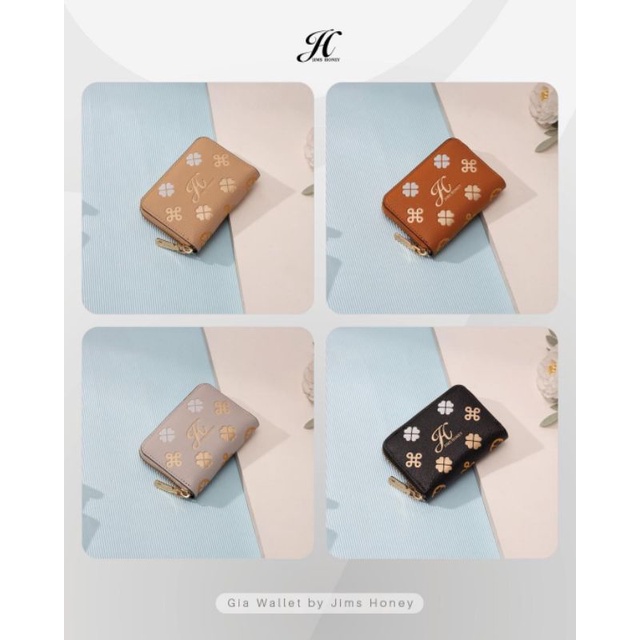 CARD HOLDER CANTIK UNIK LUCU BRANDED JIMS HONEY JH GIA WALLET DOMPET KARTU ATM NAMA DOMPET KECIL ANAK KADO ULTAH ANNIVERSARY PACAR ISTRI CEWEK PEREMPUAN UNIK ELEGANT CANTIK MURAH FEMINIM PROMO DISKON