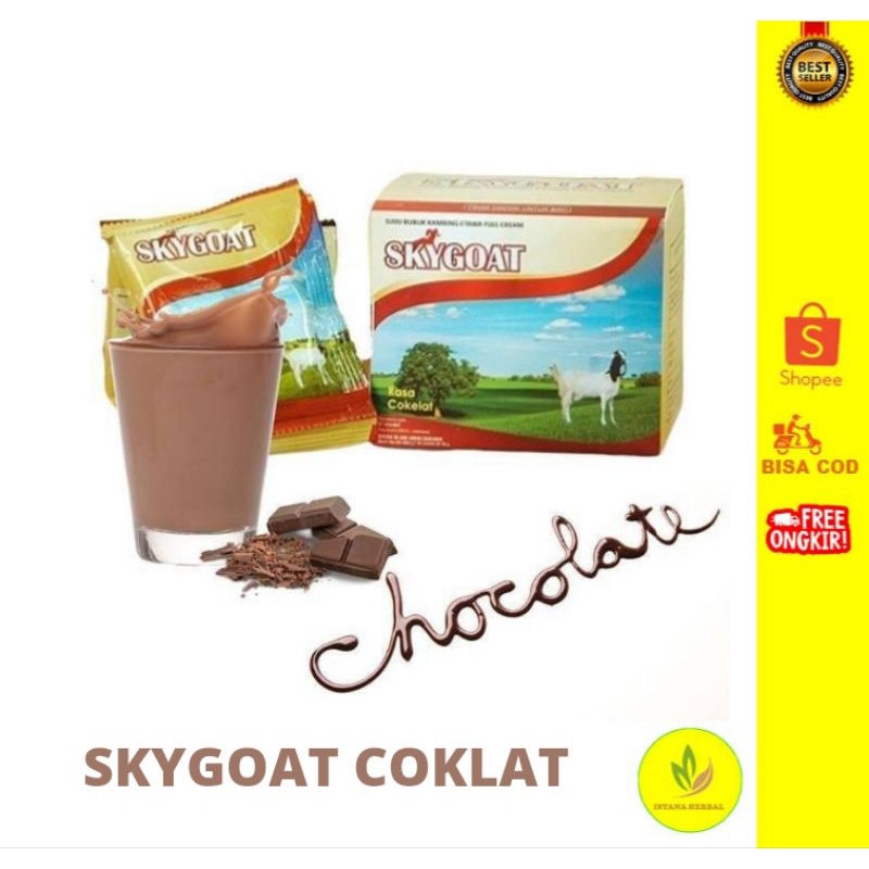 

SUSU SKYGOAT COKLAT ISI 10 SACHET/SUSU SKYGOAT/SUSU ETAWA/SUSU KAMBING/SUSU COKLAT/SUSU ETAWA COKLAT/SUSU KAMBING COKLAT/SUSU/TERLARIS