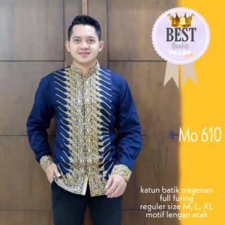  BISA COD KEMEJA BAJU  KOKO  BATIK LENGAN PANJANG 